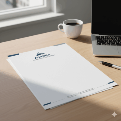 Papel timbrado personalizado